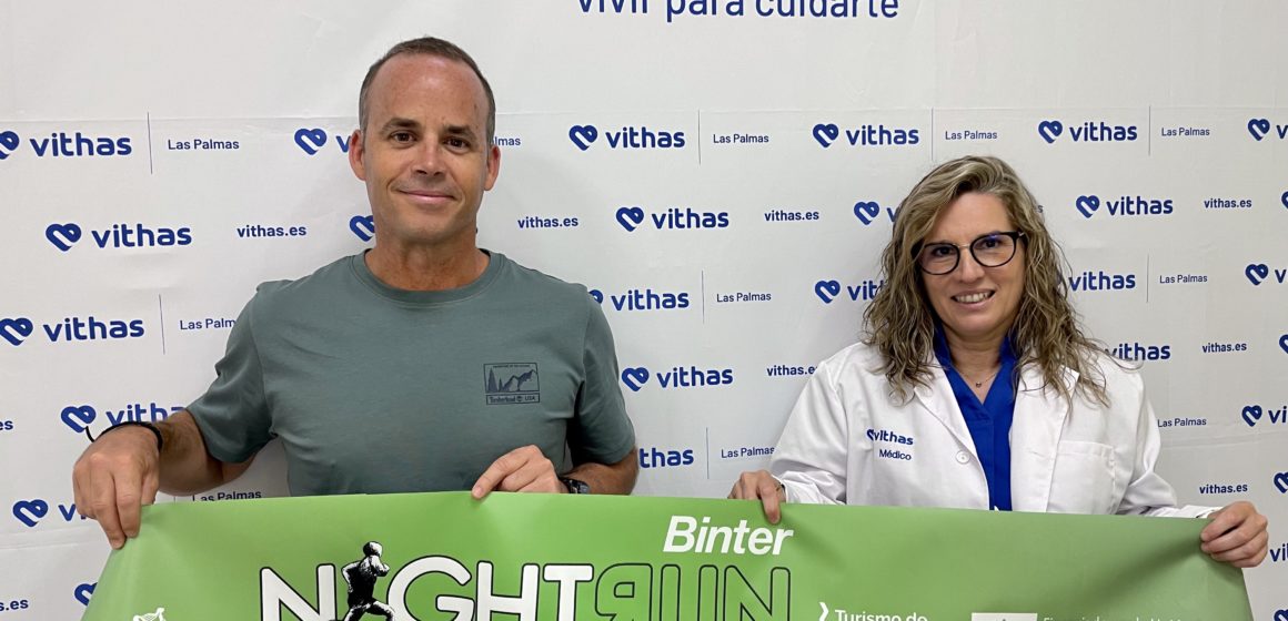 Vithas Las Palmas repite como partner sanitario de la Binter NightRun LPGC