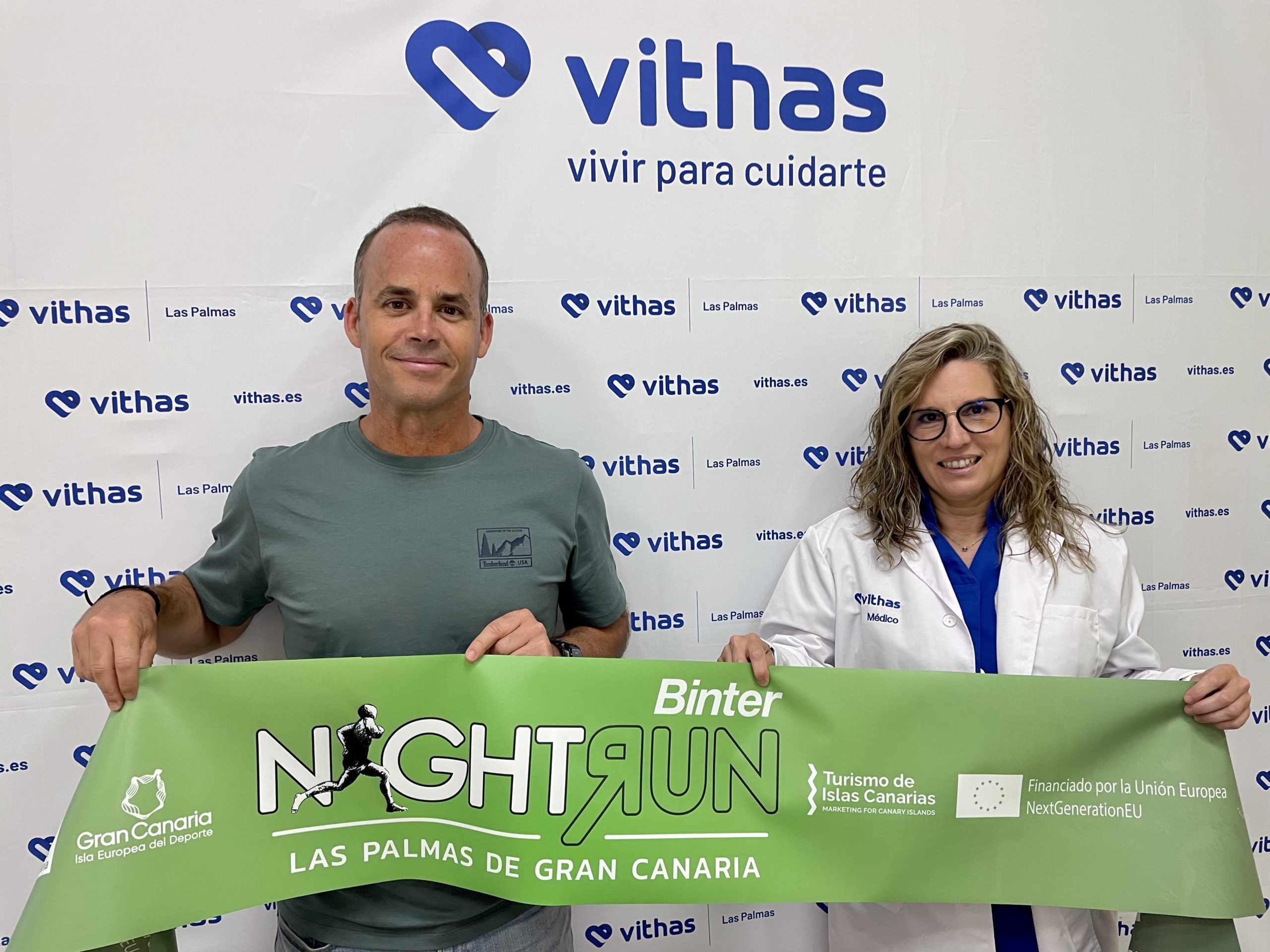 Vithas Las Palmas repite como partner sanitario de la Binter NightRun LPGC
