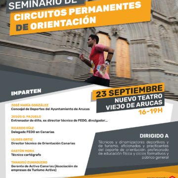 Arucas acogerá el próximo viernes 23 un seminario sobre Circuitos Permanentes de Orientación